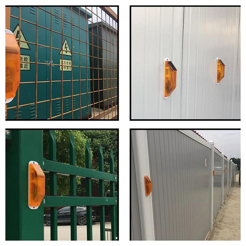 LED Warning Lamp Traffic Caution Light Strobe Solar Lamp Solar Warning Lamp Chip Control Bridge Night Driving Safety Light