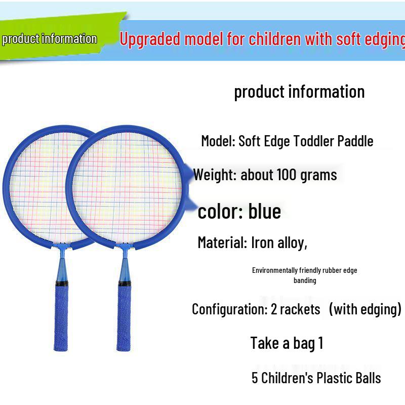 Super Light Children's Beginner Badminton Racket Set for Ages 3-12