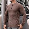 Men S Slim Fit Long Sleeve Fleece Lined T Shirt For Winter Sports