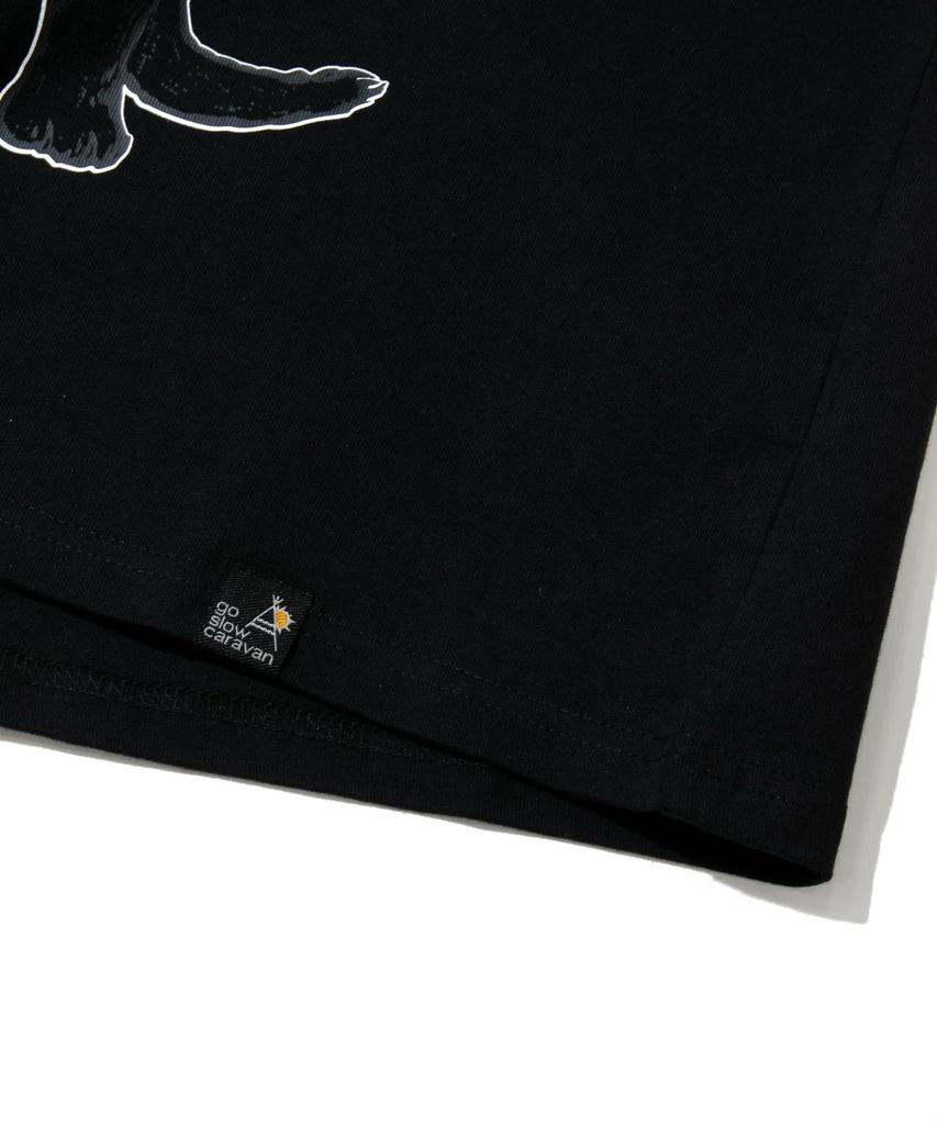 go slow caravan 341914USA/C Chinese Noodle Cat Tee Black L