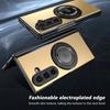 KEYSION 360°Rotating Magnetic Ring Stand Case for MagSafe for Samsung Galaxy Z Fold 7 5G Hinge Phone Cover with Screen Protector
