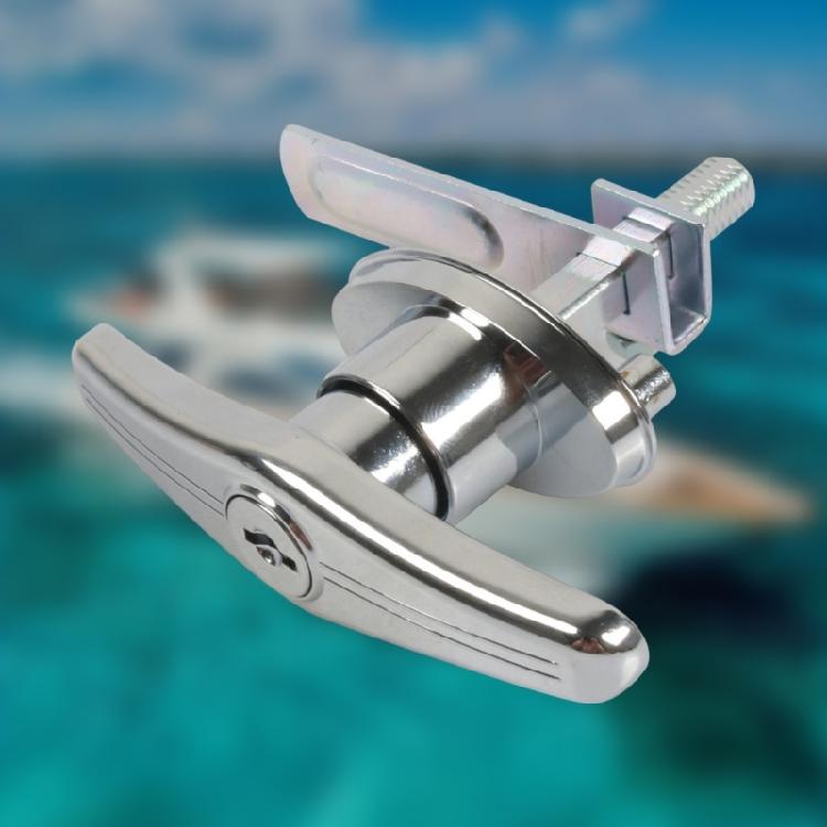 2 Units Universal T Type Locking Handles With Anti Loosening Nuts Ideal For Replacement On Trailers And Boats