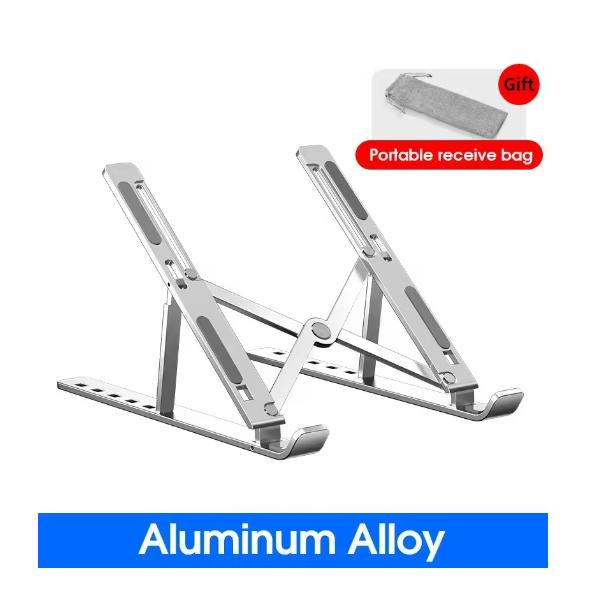 Foldable Laptop Stand 6-gear Adjustable Portable Notebook Bracket Support Base Aluminum Alloy Holder for Macbook Laptop Accessories