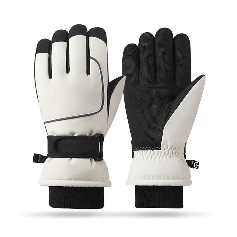 Winter Gloves Fit For Men Women, Waterproof Thermal Snow Ski Gloves Outdoor - Work, Hiking, Skiing, Running, Biking, Riding Glove
