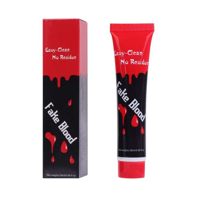 Halloween Horror Fake Blood Face Body Paint Makeup Easy Clean No Residue