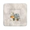 Ceba Baby Matelas À Langer Epais Lavable - Hippopotame Confortable, 75x72 Cm - Certifié Öko-Tex, Imperméable