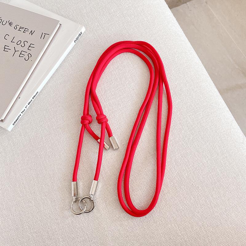 Adjustable Crossbody Women's Universal Phone Case with Keychain - Drop-Proof, Sturdy, and Durable Lanyard Style