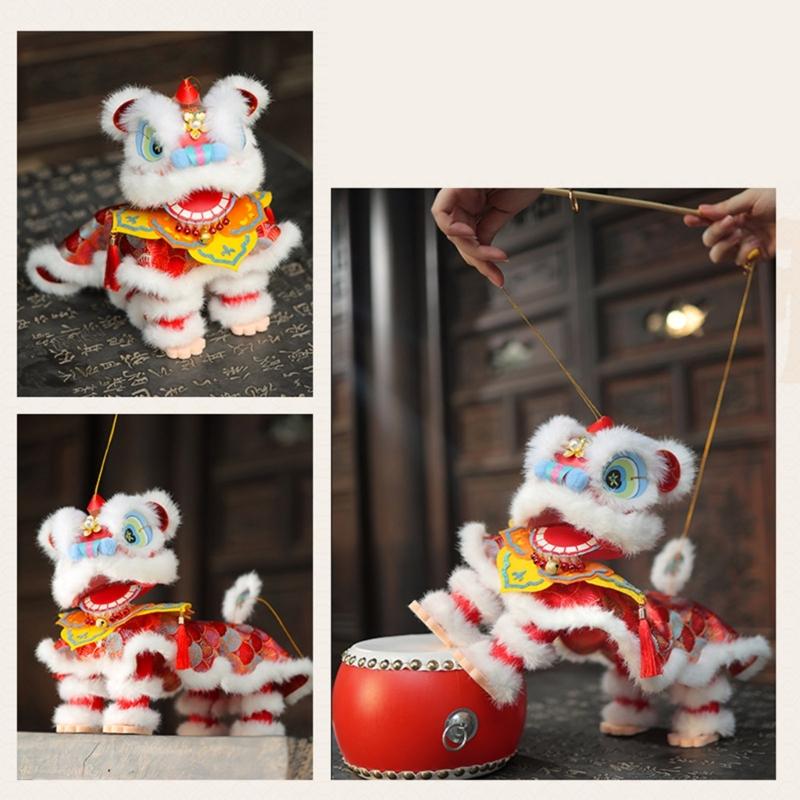 Chinese New Year Craft Kits Lions Dance Themed Lanterns Easy Assembly Holiday Classroom Activity Supplies