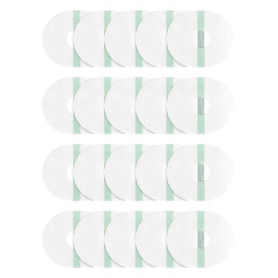 20PCS Oval Sensor Fixing Adhesive Tape Seamless Accessory Anti Slip Wide Application Pre Cut Sensor