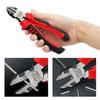 WISEUP 1pcs 6” 7” 8” Industrial Grade Steel Wire Cutter Universal Long Nose Nippers Diagonal Construction Pliers Hand Tool