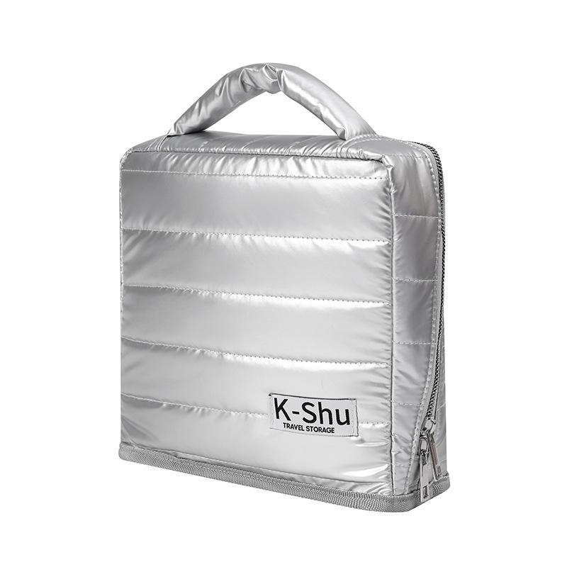 Large Capacity Stand-Up Pencil & Makeup Bag - Travel & Desktop Organizer