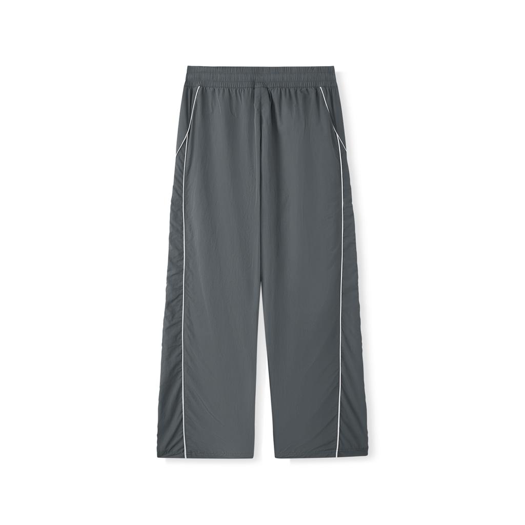 Skechers Water-Resistant Windproof Fleece-Lined Warm Durable Loose Comfortable Wide-Leg Casual Pants Men Bottoms L325M087-013P
