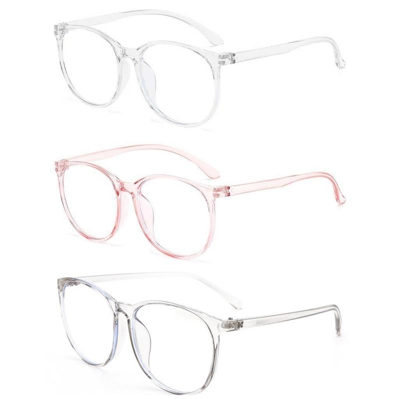 Anti Radiation Glasses for Women Retro Round Glasses Frame Anti Blue Light Eyeglasses