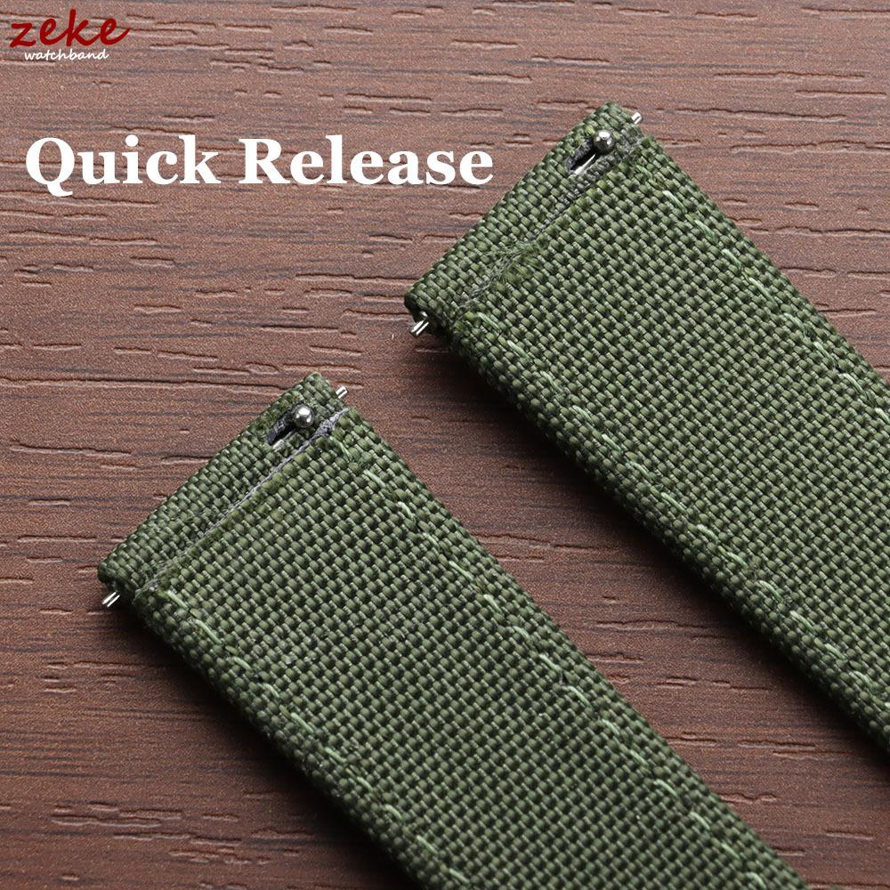 Curea de ceas premium din pânză de velă 20mm 22mm pentru Omega Business Nailon Cataramă fluture Curele Bărbați Femei Eliberare rapidă Accesorii curea