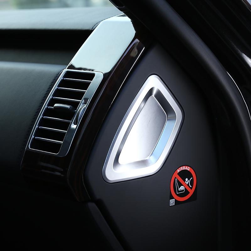 ABS Silver Car Center Console Dashboard Both Side Panel Decorative Cover Trim For Land Rover Range Rover Vogue L405 2013-2018