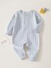 Pure Cotton Long Sleeve Baby Bodysuit: Spring & Autumn Style Newborn Romper