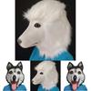 Máscara de Látex Poodle Lobo Cão Husky Fantasia de Animal de Desenho Animado Para Natal e Halloween