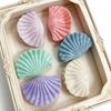 Hair Clip for Thick Strong Grip Claw, Pearlescent Gradient Shell Design Clip, Shiny Lightweight Portable Accessories Daily Wear Beach Vacation Gentle