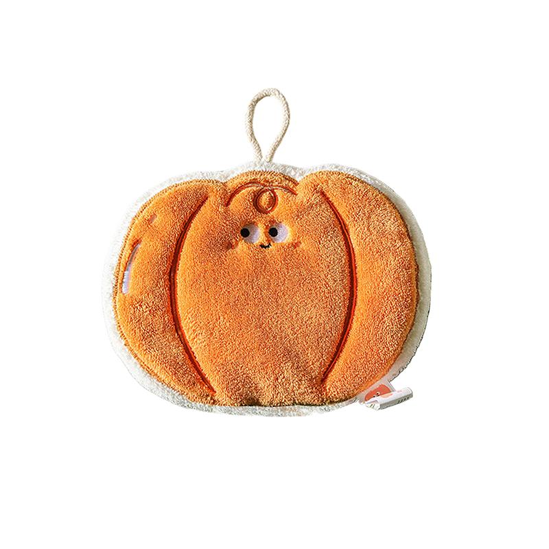 Cute Hand Towel Cartoon Wipe Handkerchief Rag Vegetable Shape Towels For Kitchen Bathroom Kidshanging Towel Soft Dish Cloth