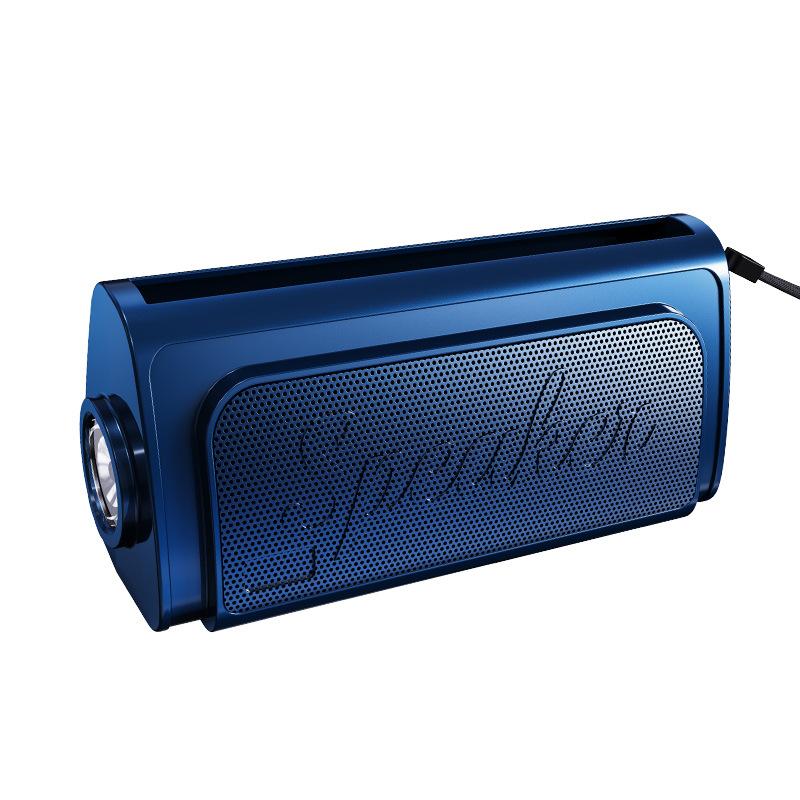 

Portable Bluetooth Speaker Solar Power Outdoor Audio System Wireless MP3 Music Player with LED Flashlight Support FM USB TF Card