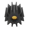 Outboard Water Pump Impeller 3830459 Flexible 12 Blades Copper Neoprene Rubber for Jabsco