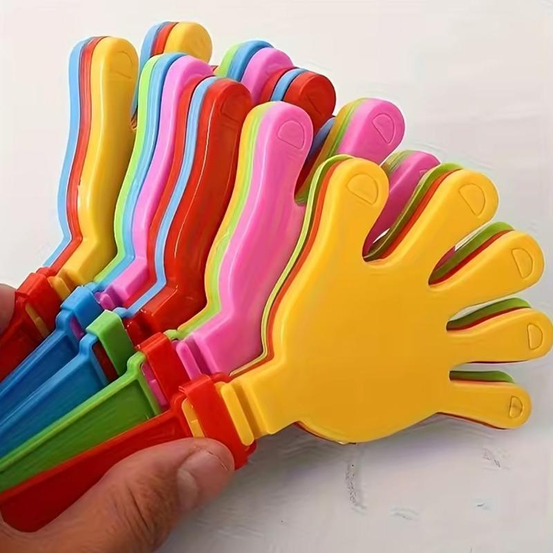 5-10 Adet/Paket Küçük Eller Alkış Çıngırak Rastgele Karışık Renk Spor Etkinlikleri Festival Oyun Ödülleri İçin Uygun ZYF