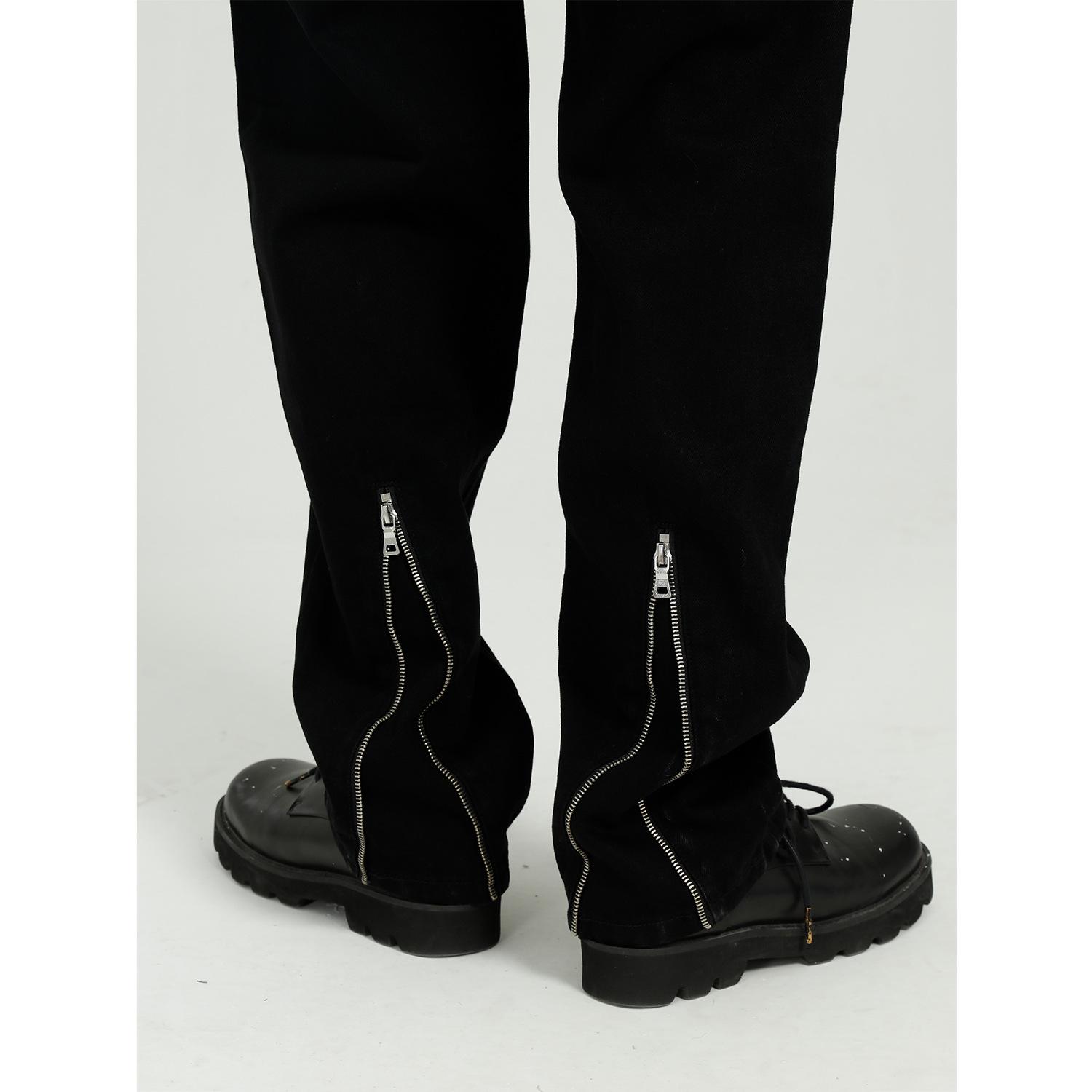 

Мужские четыре сезона новый продукт корейский прямой ствол персонализированный дизайн молнии модные джинсы для мужчин