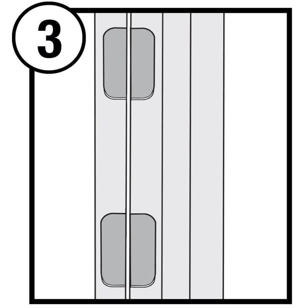 2,5 Zoll - 5 Zoll Länge Fräser-Schablonen-Set Aluminiumlegierung Zapfenfräslehre Türscharnier-Schablone Für Türrahmen