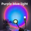 USB Sunset Ambient Projection Lamp Night Light for Bedroom Living Room Home Decor Relaxing Wall Background Lighting Atmosphere