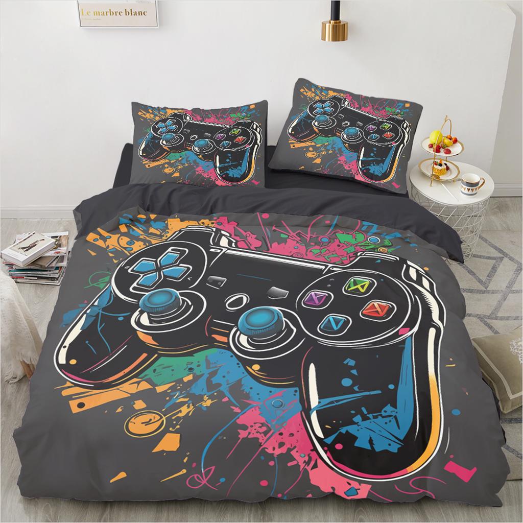 Game Series Duvet Cover King Twin Queen Double Size Kit 3D Printed Pillowcase  New Wholesale Colorful Bedspread