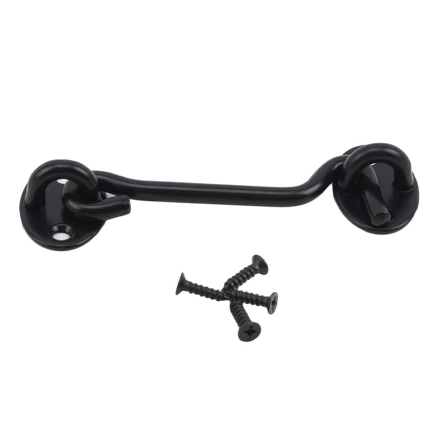 Eye Latch Heavy Duty Barn Door Lock Security Gate Locks Easy Lock 2 Pack Stainless Steel