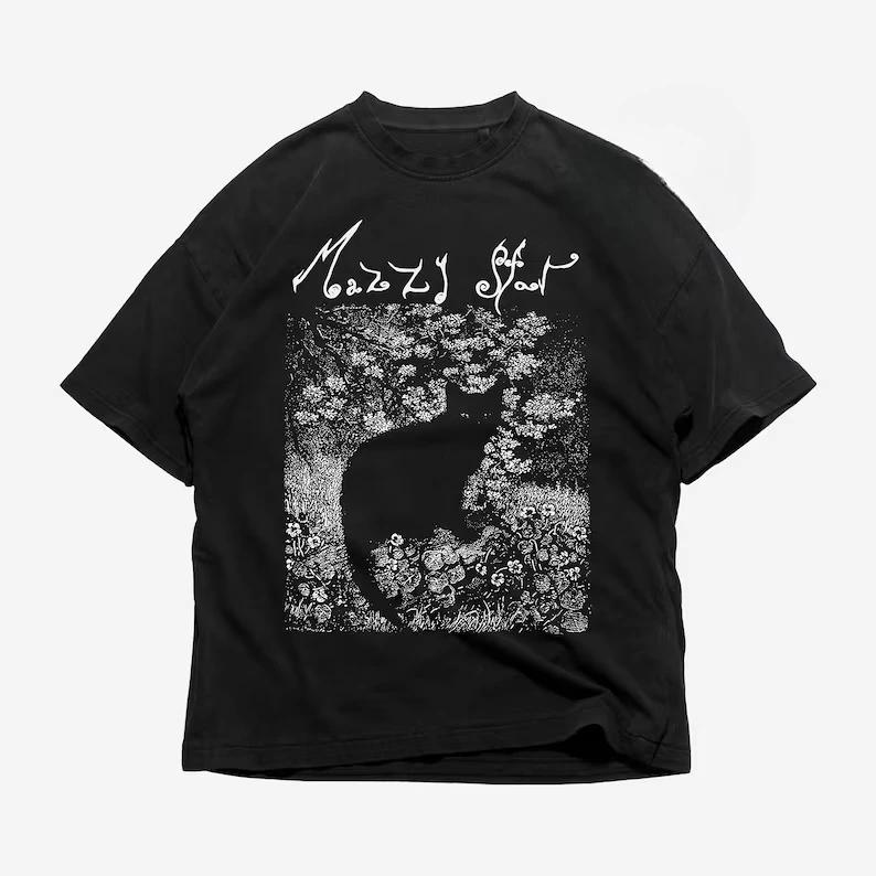 

Mazzy Star T-Shirt Premium Su Women Top Tee Streetwear Casual Trend Oversize Loose Short Sleeve Harajuku Hip Hop S