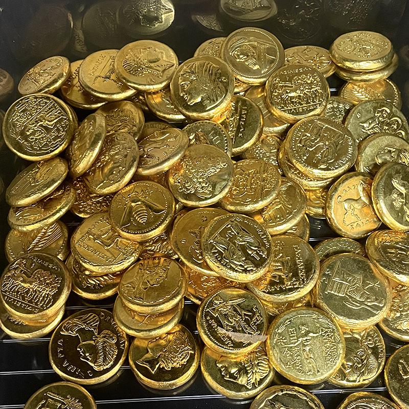 Greek Coins, One Blind Box, Randomly Shipped, Mythological Coins, Retro, Thickened Weighted, Gold Coins, Commemorative Medals, Antique Copper Coins