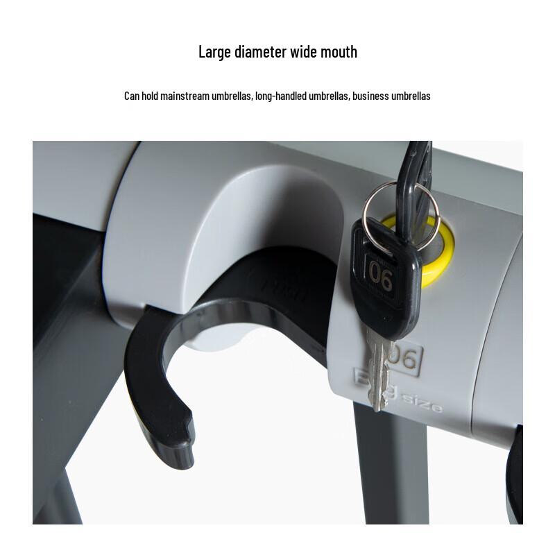 Maydu Commercial Mobile Umbrella Storage Rack