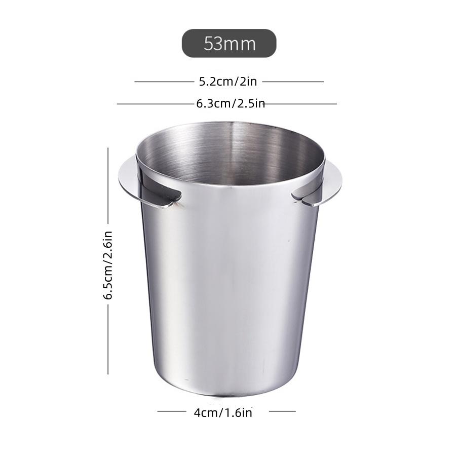 Coffee Dosing Cup 51/53/58mm Stainless Steel Espresso Coffee Dosing Cup Espresso Coffee Machine Accessories