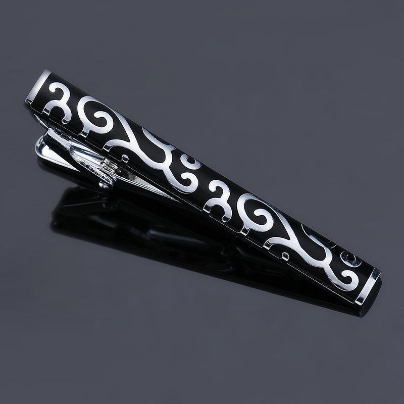 high-end Tie Clip Classic golden Clasp Pin for men's Accessories jewelry gifts