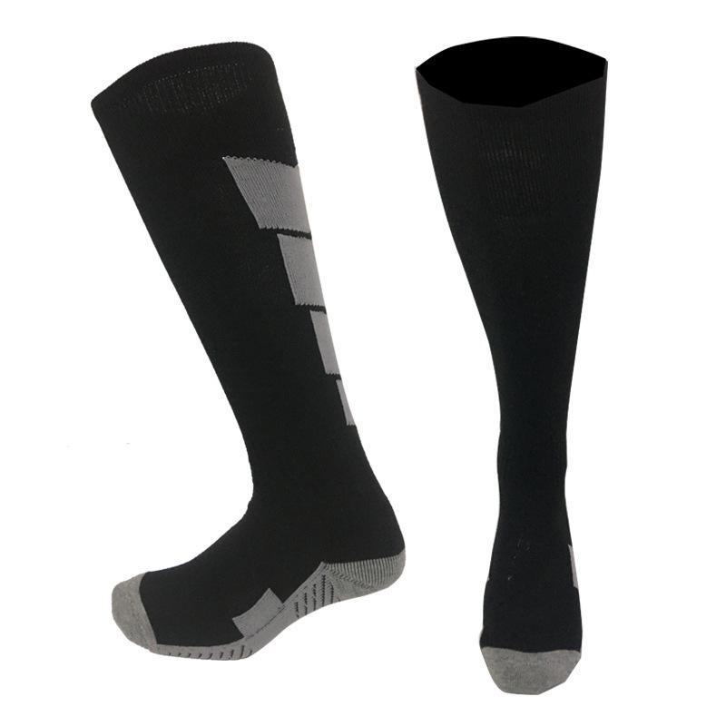 Long Non-Slip Football Socks with Thick Towel Bottom for Training and Competition - Adult & Child Sizes
