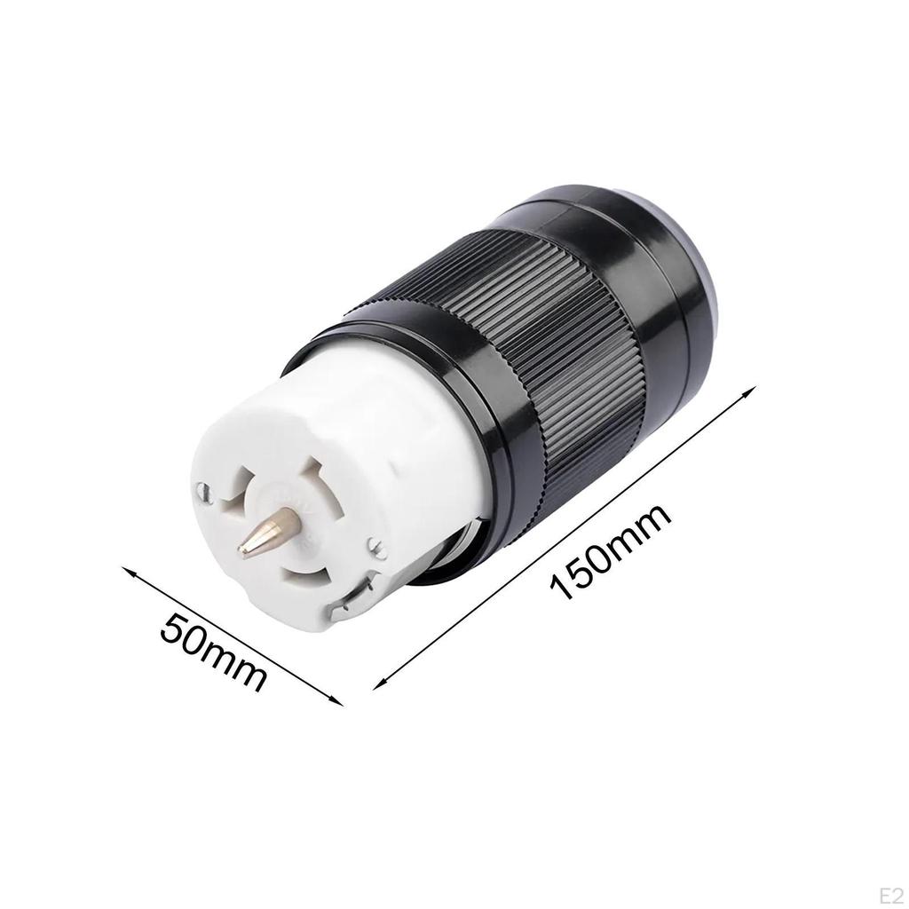 50A Generator Connector Female/ 3 Pole 4 Wire Twist Locking Plug/ Industrial Grade Grounding CS6364C
