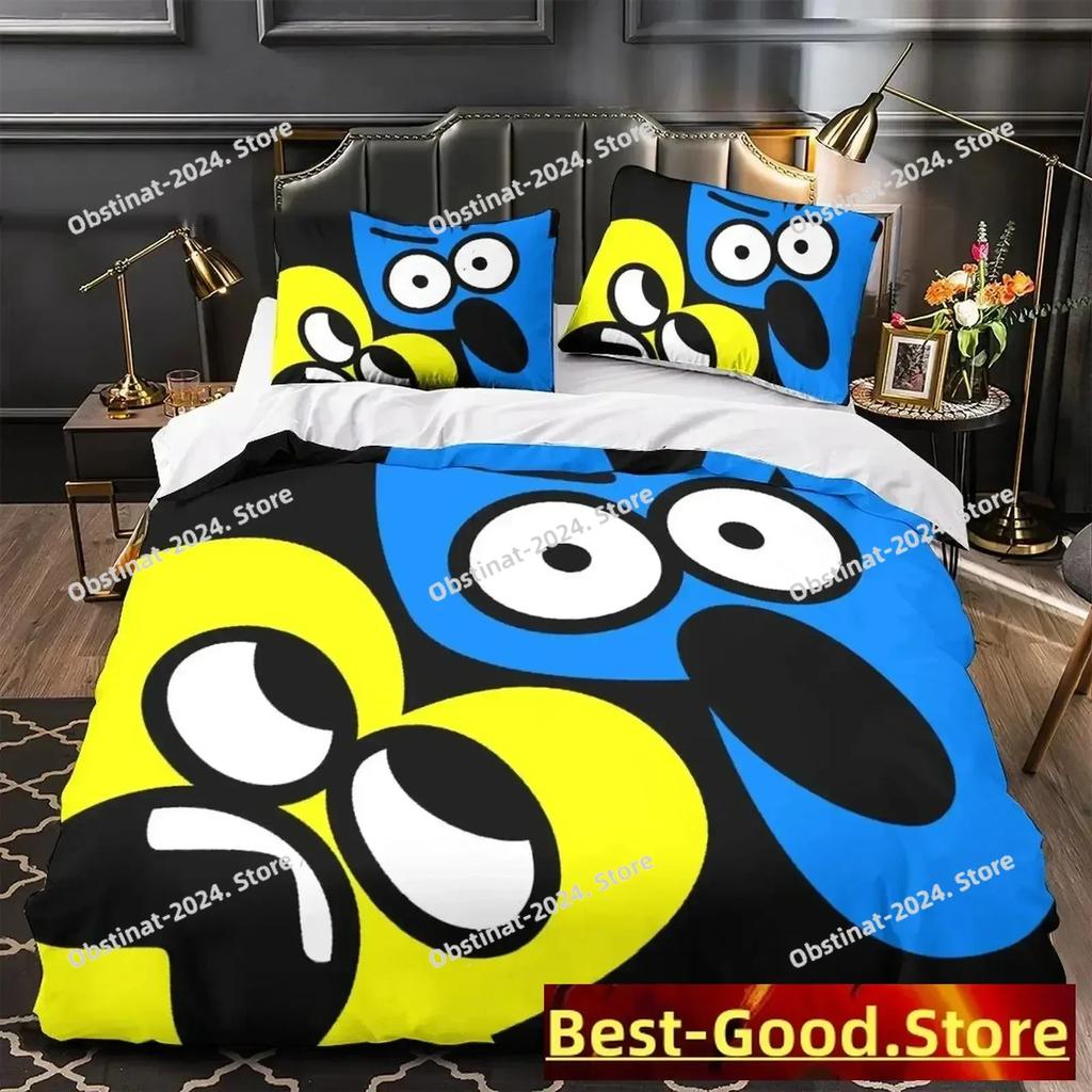 3D Print Cartoon Jacknjellify Bedding Set Duvet Cover Sheet Printed Bed Set Pillowcase Full Queen King Size Comforter Bedroom