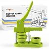 Button Badge Maker Machine 3 in 1 with 58mm Mold DIY Solid Color Badge Pin Makers Machine Kit Plastics Simple Rotating Device
