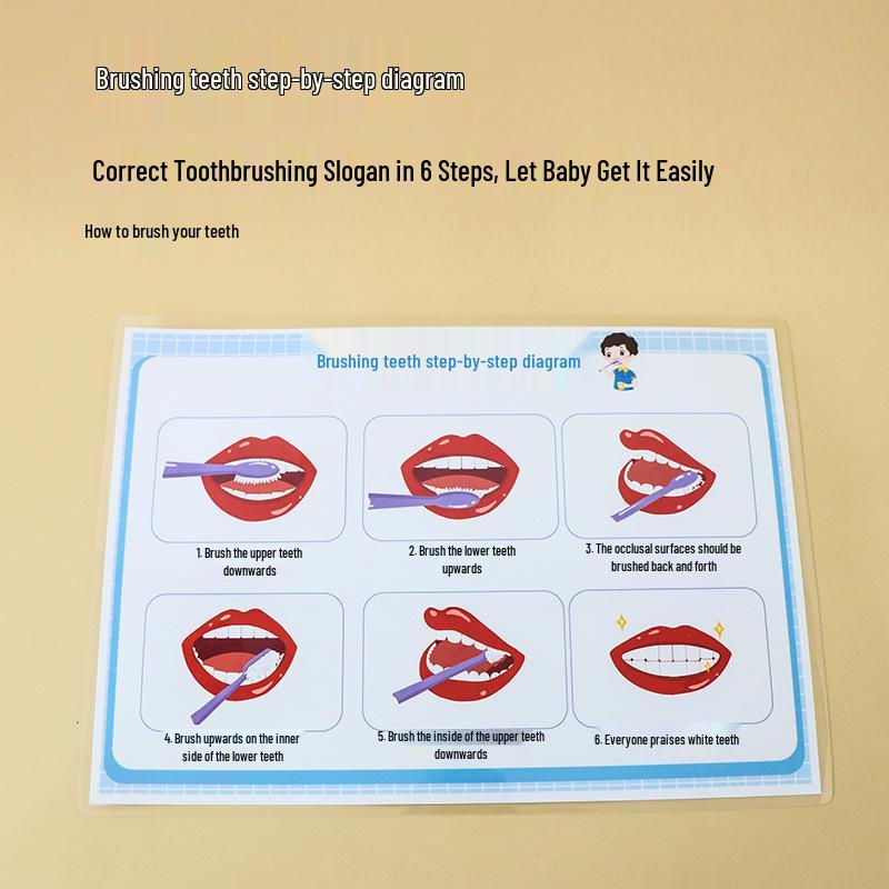 Montessori Toddler Tooth Brushing Practice Aid - Educational Model for Kindergarten