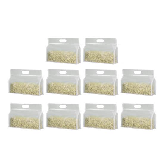 

10 шт., удобная портативная сумка для хранения продуктов питания с хорошим герметичным эффектом, сумки на молнии A M