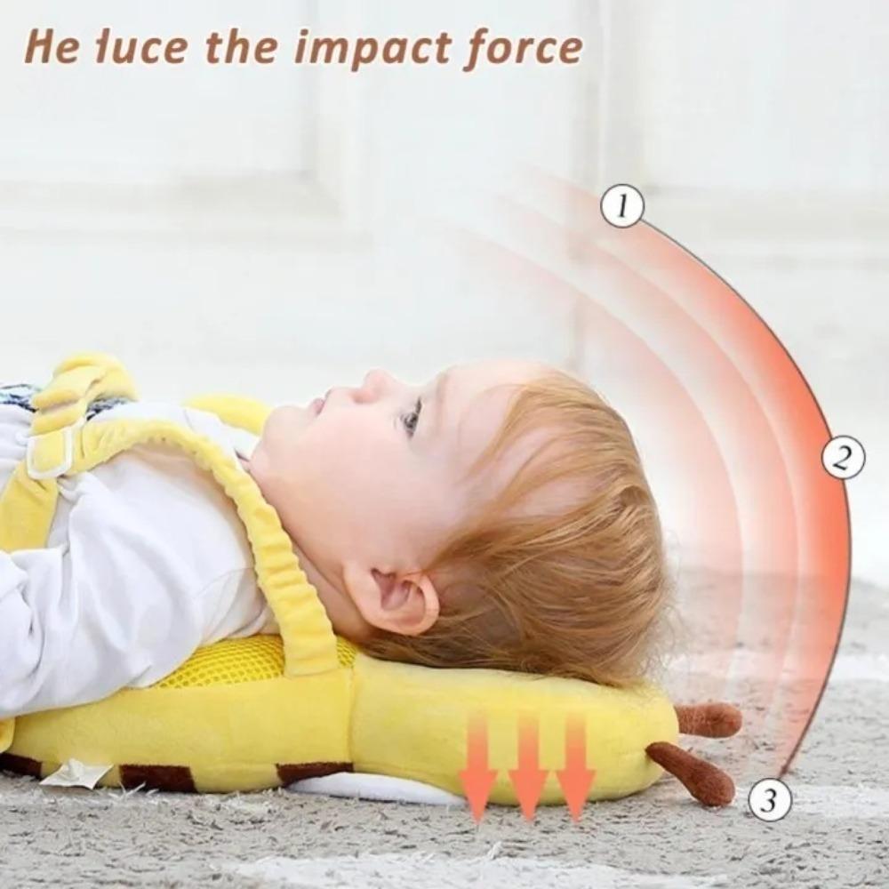 Little Bee Baby Head Protection Pillow Breathable Anti Fall Hat Suitable For Young Children'S Head Safety Cushion Protector Tool