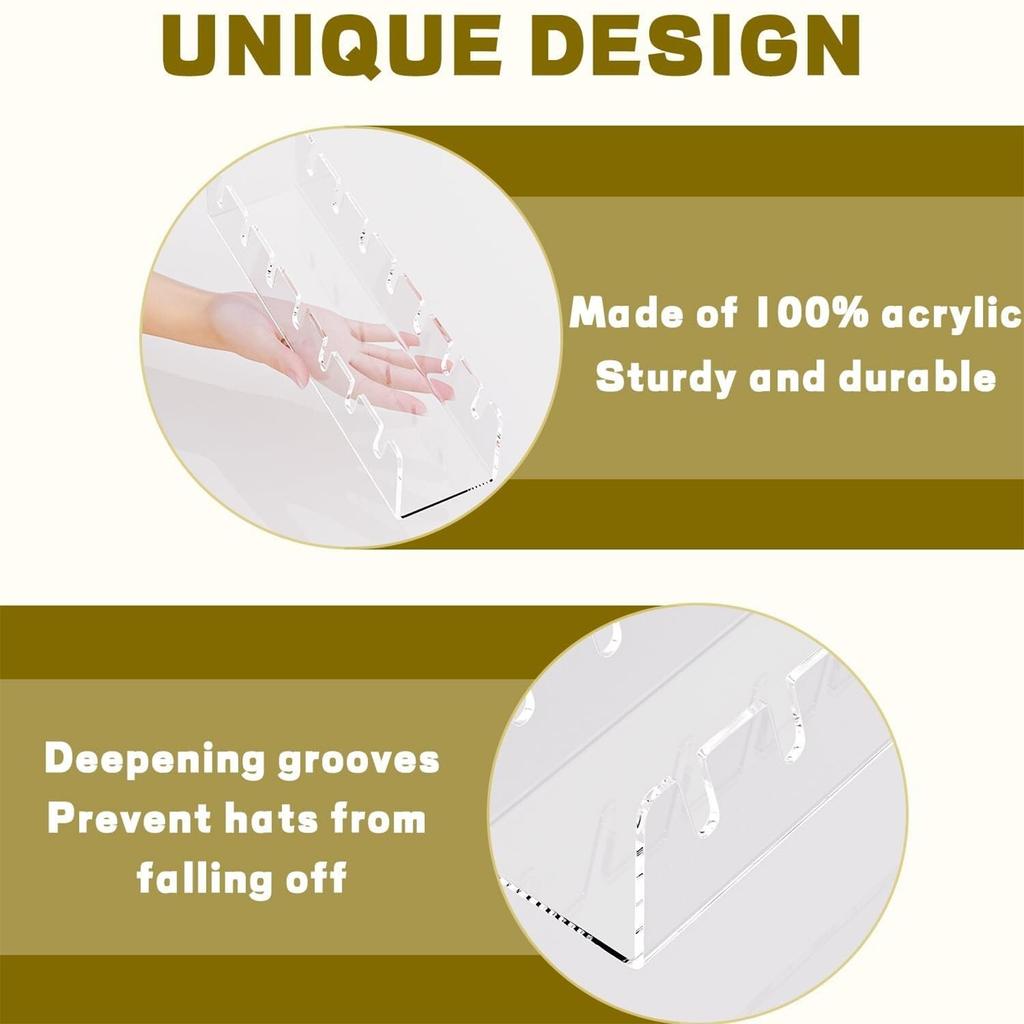 Transparent Acrylic Cap Storage Rack Baseball Cap Display Rack Sun Hat Rack