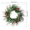 Artificial Floral Garlands With Faux Blooms Accessory For Door Wall Hanging Indoors Outdoor Celebration Event