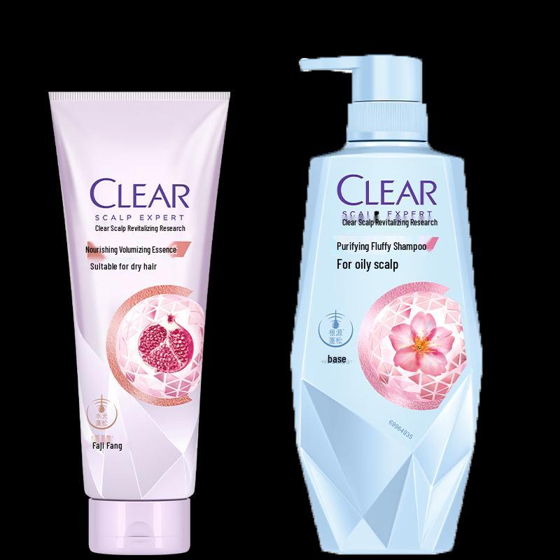 Clear Scalp Care Fluffy Hair Shampoo & Essence Set