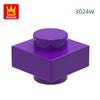 Non-Toxic 549Pcs/Lot 3024W 1X1 Double Cylinder Block Moc Color Accessories Compatible With Brick Diy Children'S Toy S1355