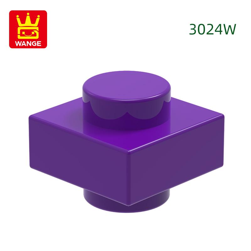 Non-Toxic 549Pcs/Lot 3024W 1X1 Double Cylinder Block Moc Color Accessories Compatible With Brick Diy Children'S Toy S1355