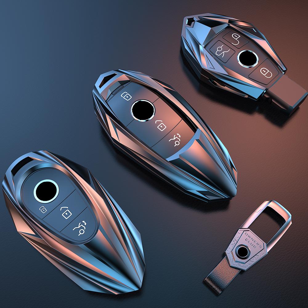Zinc Alloy Car Key Case For Mercedes Benz E Class W213 W205 E200 E260 E300 E320 Amg Cla Remote Fob Shell Case