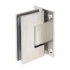 2Pcs 90 Degree Stainless Steel Glass Door Hinge Household Bathroom Cabinet Rotary Connection Hardware Accessories